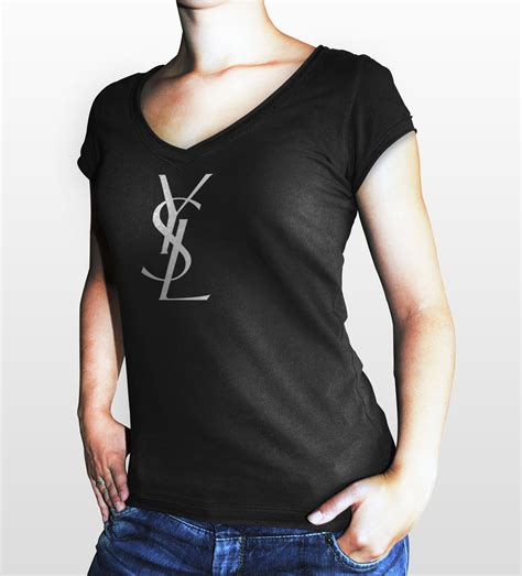 ysl black tshırt|YSL saint laurent.